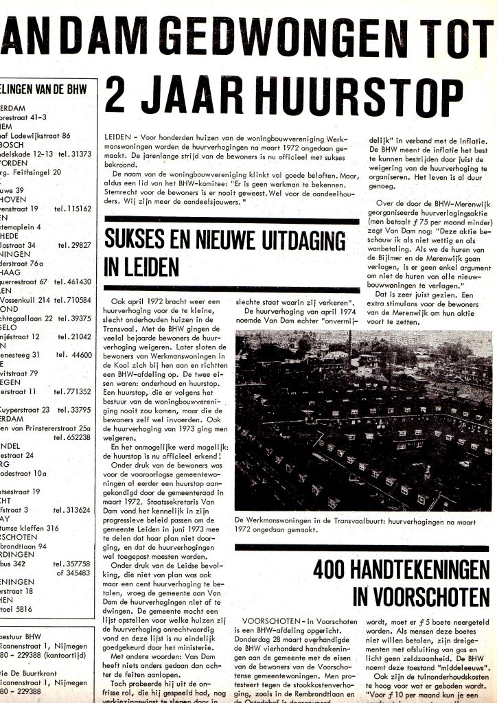 BHW-Buurtkrant 4/1974