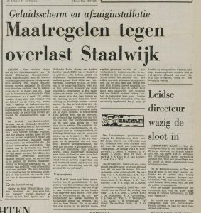 Staal LD 30 juli 1974